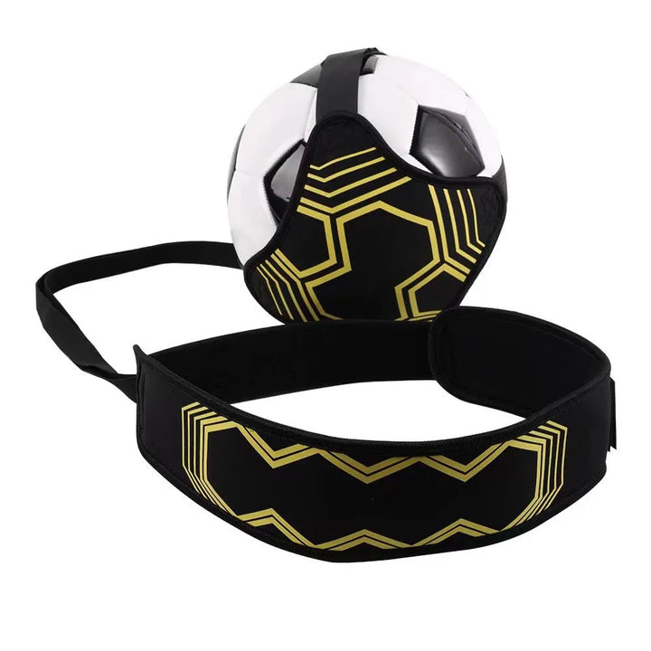 1pc Football Kick Trainer Adjustable Soccer Trainer Belt Nylon Cloth Trainer Elastic Belt Elastic Auxiliary Fitness