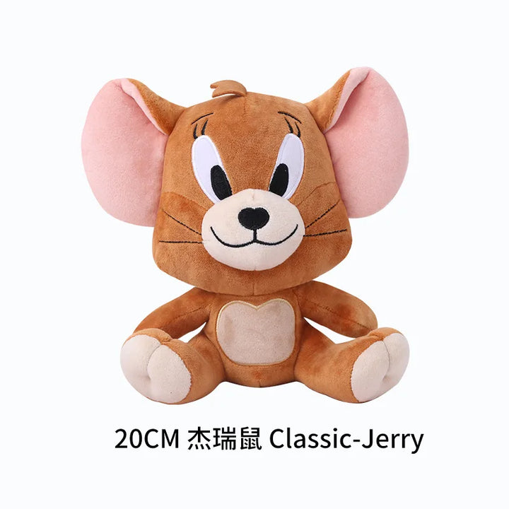 Anime Tom And Jerry Plush Toy Cartoon Movie Figures Cat Mouse Cute Plushies Stuffed Animal Doll Toys For Kids Gift Free Shipping