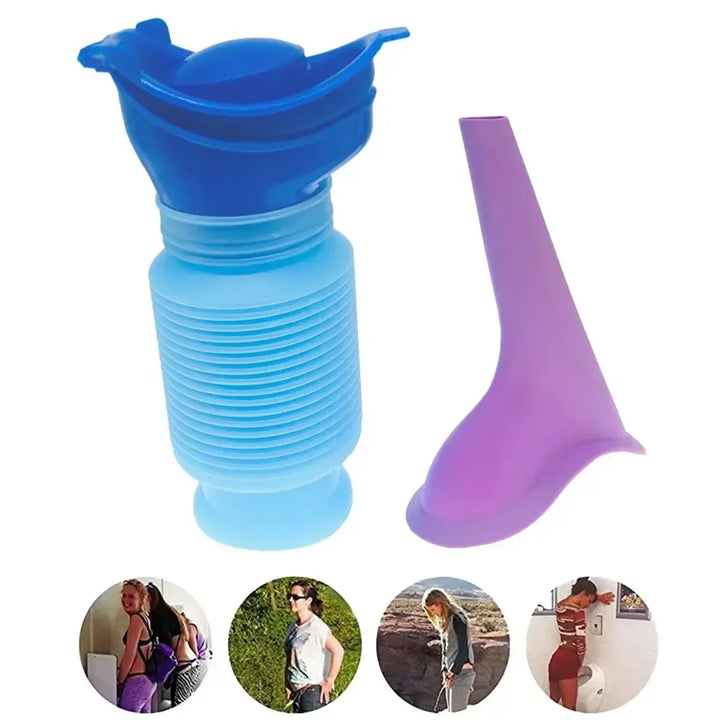 750ML Bag Women's Men's Children's Mini Toilet Travel Mountain Bike Outdoor Portable  Emergency Women's Telescopic Urina Urine