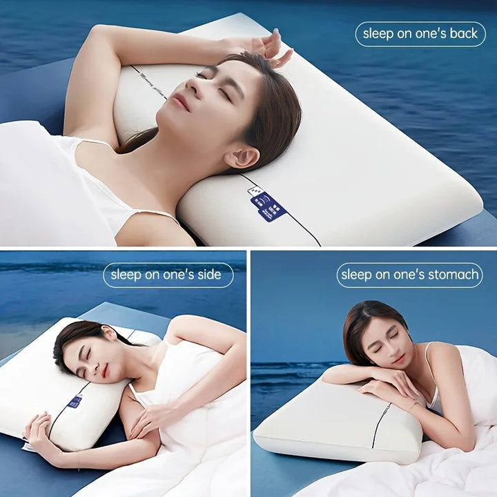 Memory Foam Orthopedic Pillow Slow Rebound Space Concave Cervical Spine Pillows For Sleeping Relieve Neck Pain can be washed