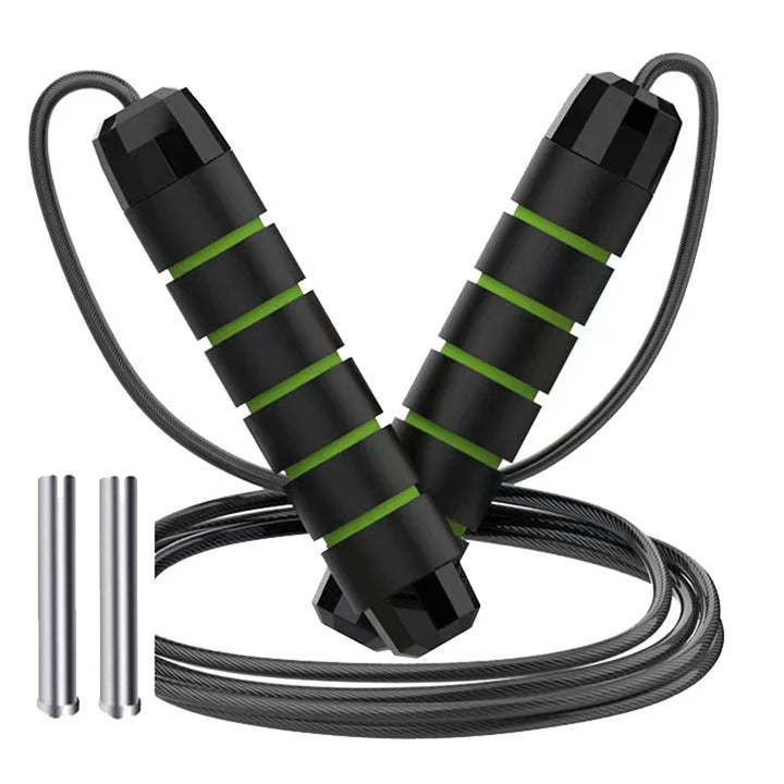 Professional Tangle Free Rapid Speed Jumping Rope Foam Handle Adjustable Steel Skipping Rope Gym Fitness Slim Body