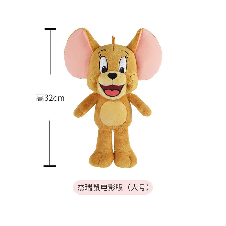 Anime Tom And Jerry Plush Toy Cartoon Movie Figures Cat Mouse Cute Plushies Stuffed Animal Doll Toys For Kids Gift Free Shipping