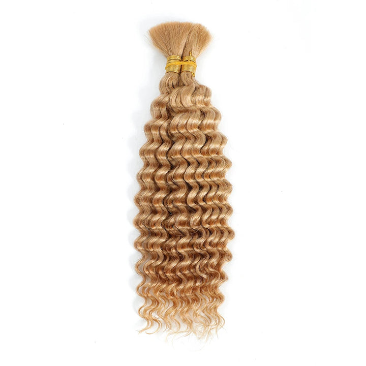 Human Braiding Hair Deep Wave Bulk Human Hair 100g No Weft Human Hair Bundles Micro Human Braiding Hair for Boho Braids