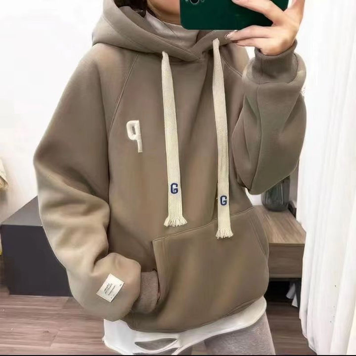 Autumn Thick Pullover Women Loose Hoodie Sweatshirt Tops Winter Clothes Women Oversized Hoodie