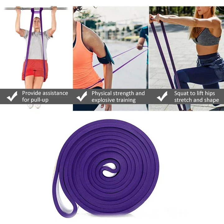 Heavy Duty Latex Resistance Band Exercise Elastic Band For Sport Strength Pull Up Assist Band Workout Pilates Fitness Equipment