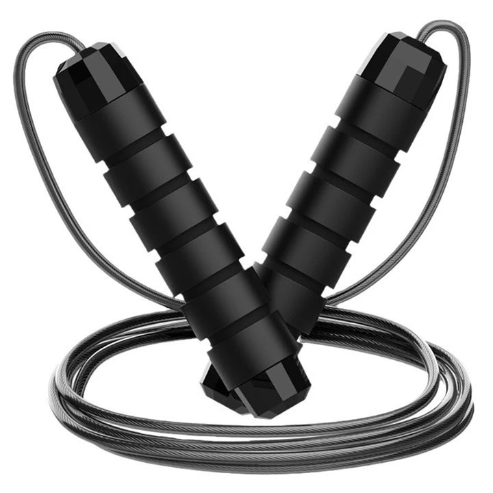 Professional Tangle Free Rapid Speed Jumping Rope Foam Handle Adjustable Steel Skipping Rope Gym Fitness Slim Body