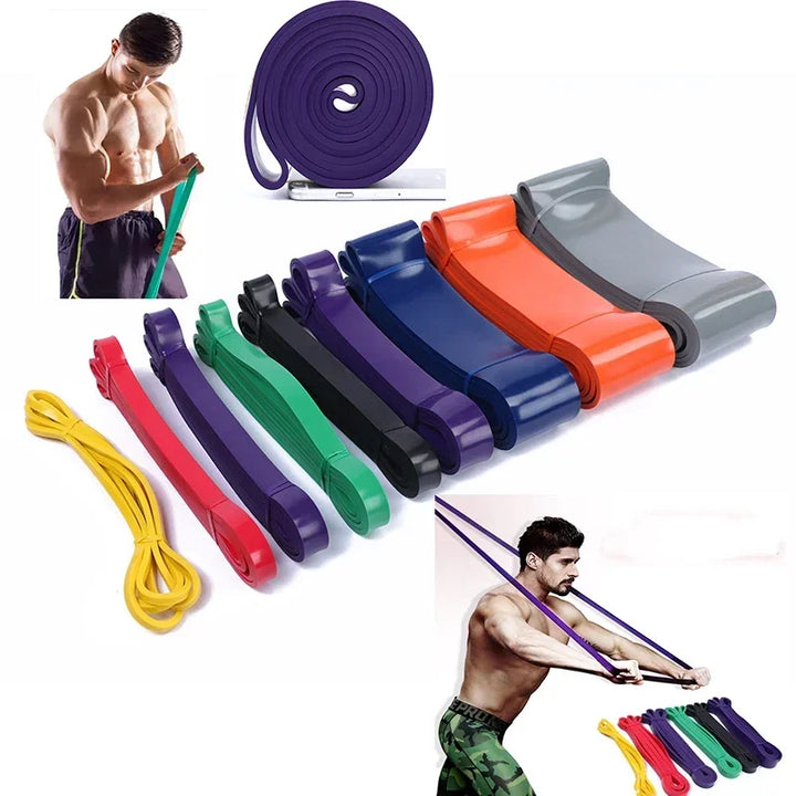 Heavy Duty Latex Resistance Band Exercise Elastic Band For Sport Strength Pull Up Assist Band Workout Pilates Fitness Equipment