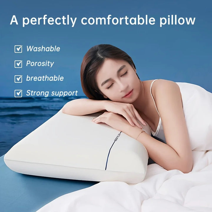 Memory Foam Orthopedic Pillow Slow Rebound Space Concave Cervical Spine Pillows For Sleeping Relieve Neck Pain can be washed