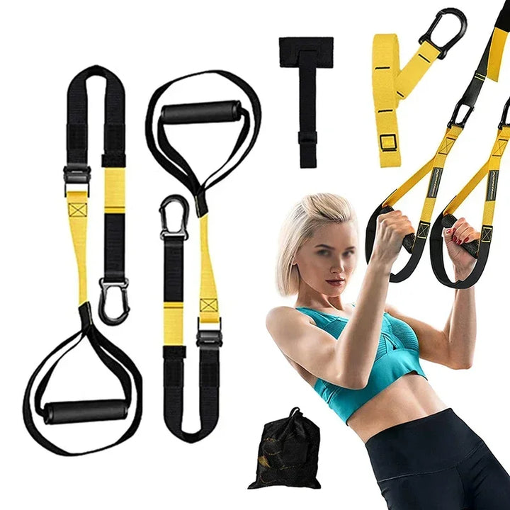 Suspension Training Band Fitness Strength Power Suspension Trainer Adjustable Yoga Belt Wall Mount Professional Trx Tensioner