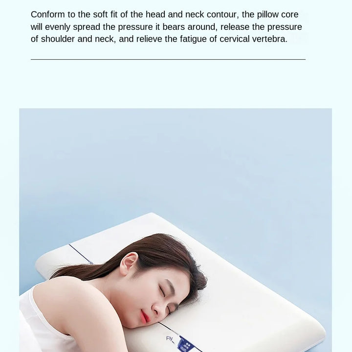 Memory Foam Orthopedic Pillow Slow Rebound Space Concave Cervical Spine Pillows For Sleeping Relieve Neck Pain can be washed